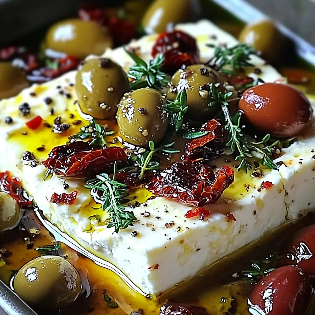 Baked Feta with Olives & Sun-Dried Tomatoes: An Incredible 5-Star Recipe
