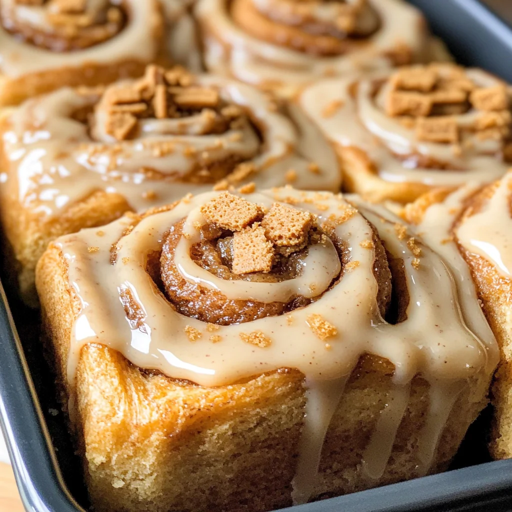 Biscoff Cinnamon Rolls