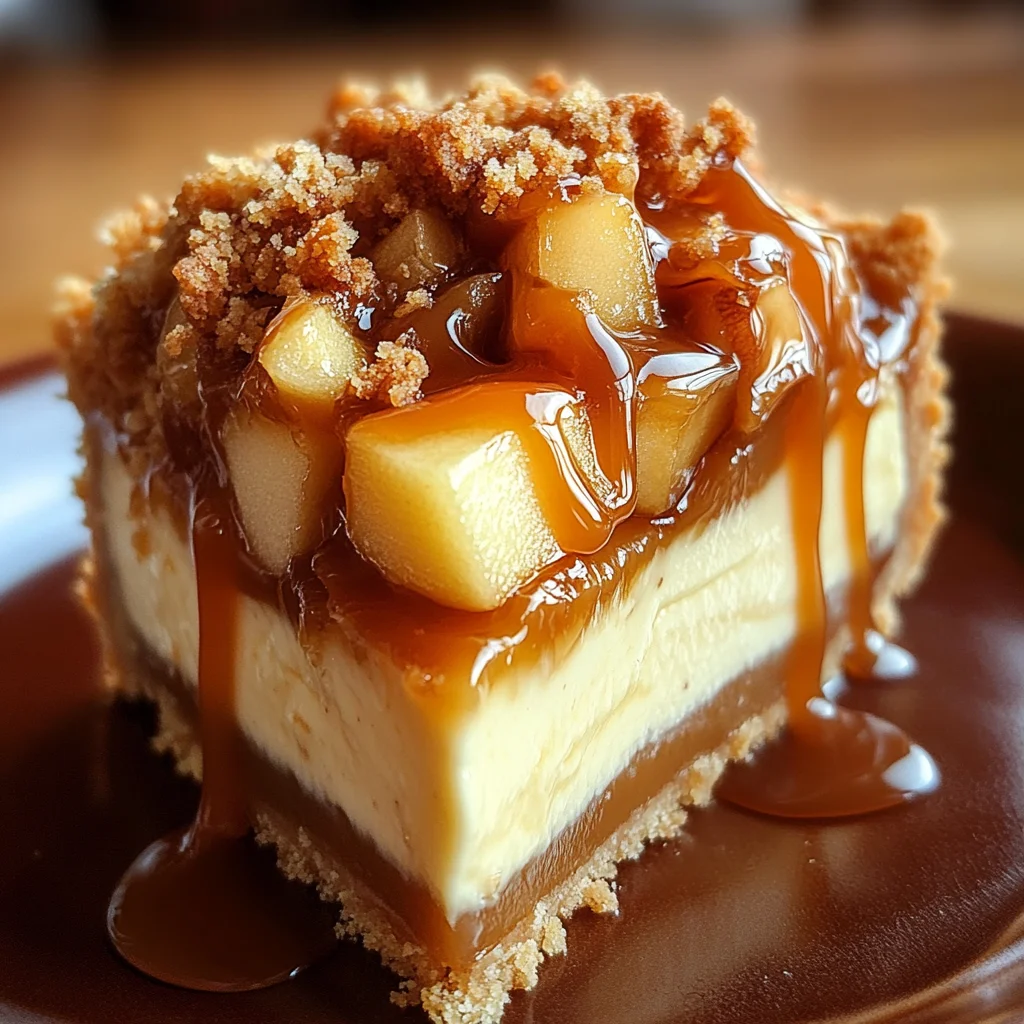 Caramel Apple Cheesecake Dream Pie will wow guests!