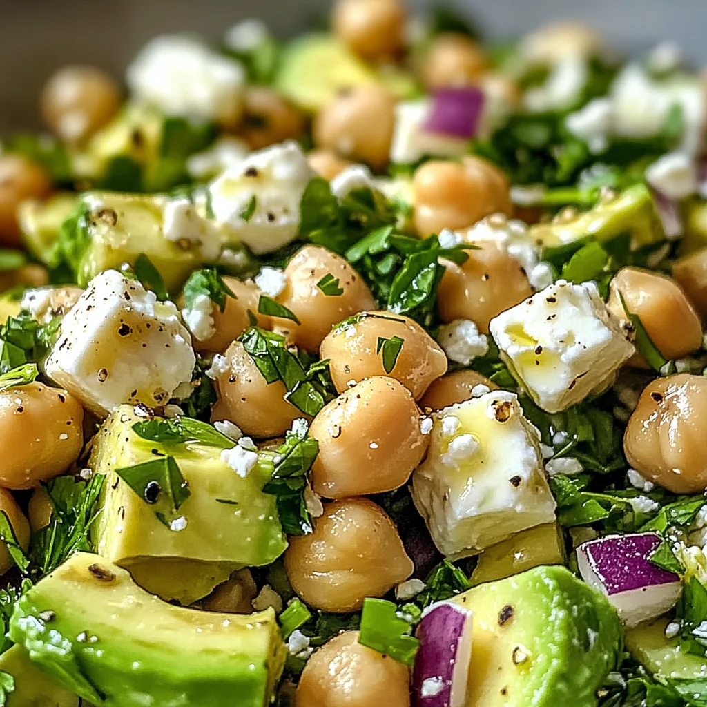 Chickpea Avocado Salad