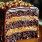 Chocolate Caramel Toffee Crunch Cake