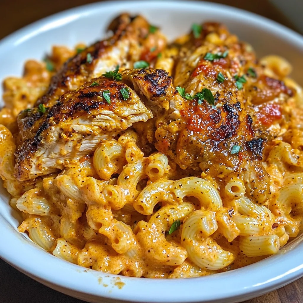 Creamy Cajun Chicken Macaroni