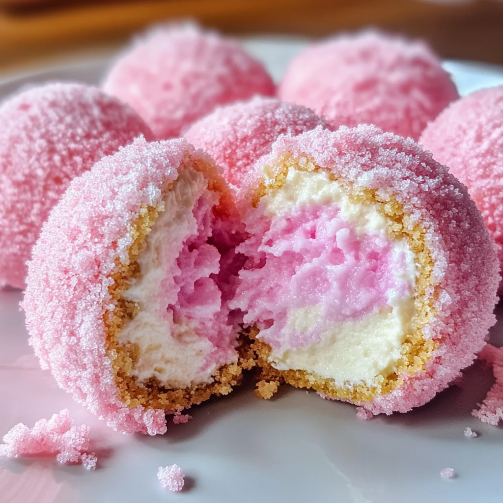 Crispy Cotton Candy Cheesecake Bombs: A Sweet Delight!