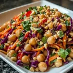Crunchy Thai Chickpea Salad Recipe That You'll Love!