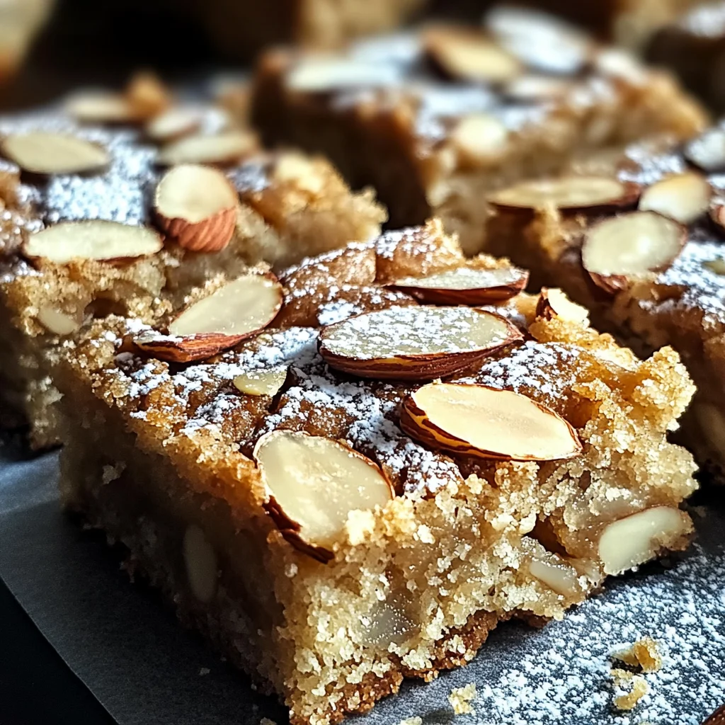Decadent Almond Croissant Blondies You Can't Resist