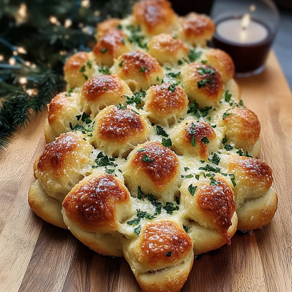 Easy Recipes Cheesy Christmas Tree Bread