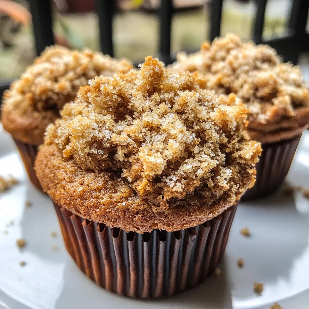 Gingerbread Coffeecake Muffins