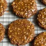Healthy Gingerbread Oatmeal Breakfast Cookies