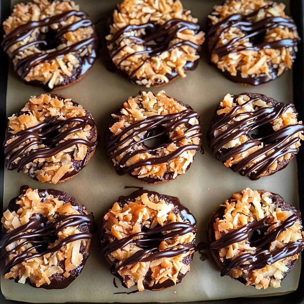Homemade Samoas Cookies