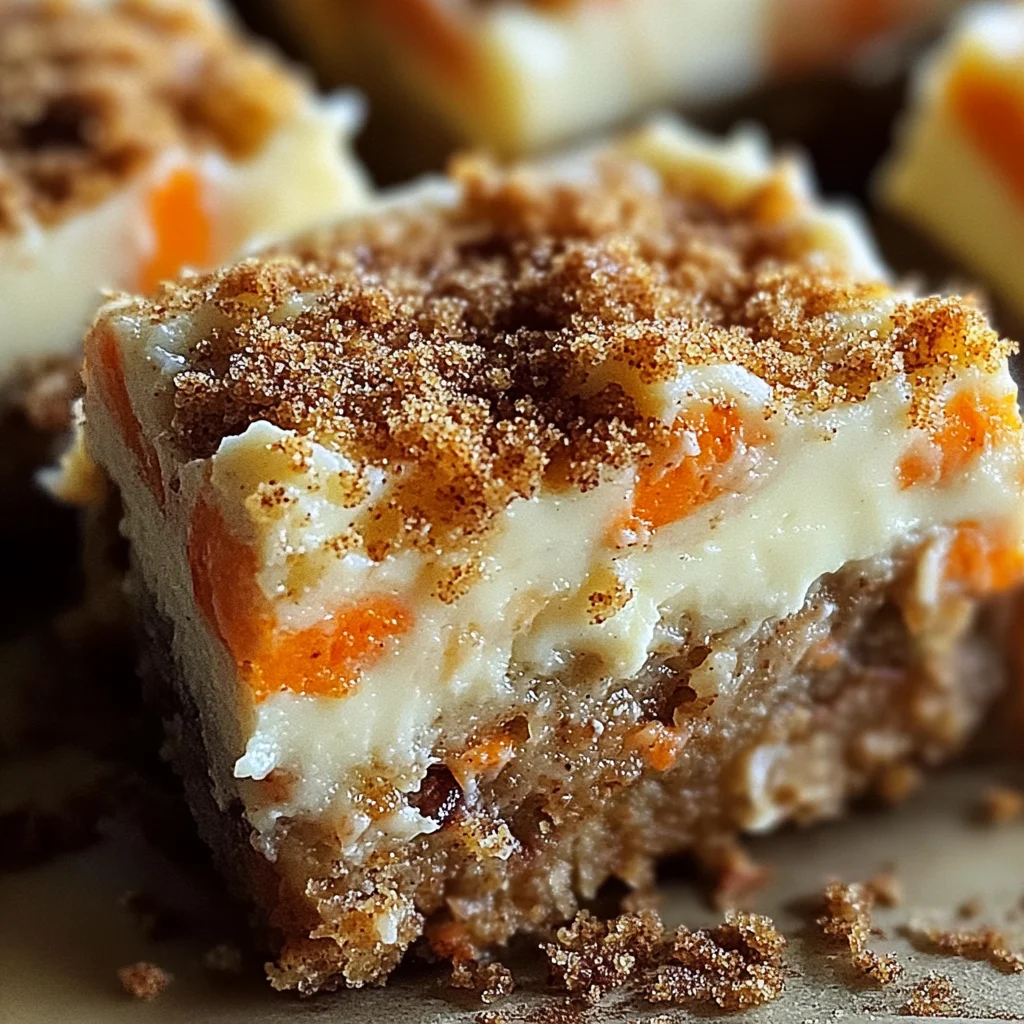 Irresistibly Indulgent Carrot Cake Cream Cheese Bars