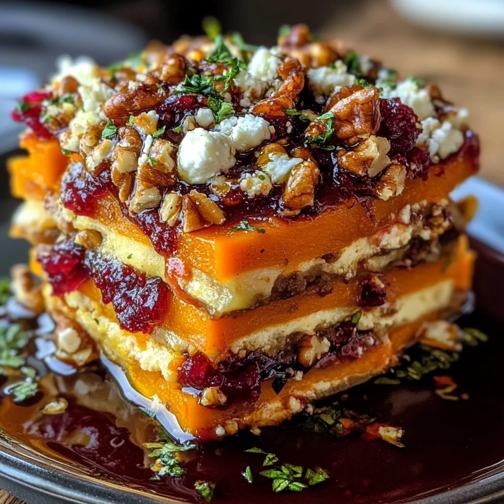 Layered Sweet Potato Butternut Squash Carrot Lasagna Recipe