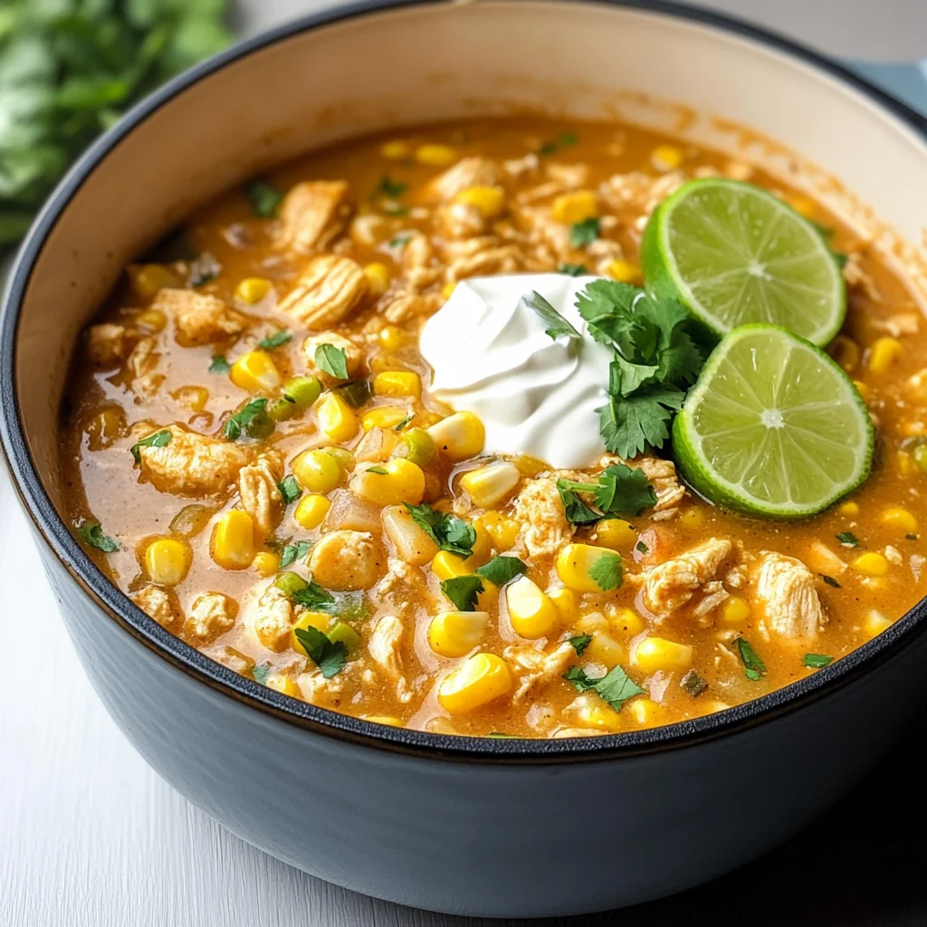 Mexican Street Corn Chicken Chili Recipe