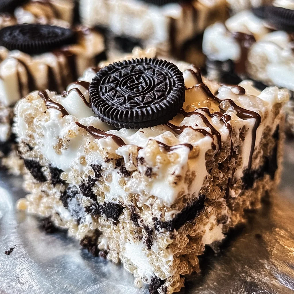 Oreo Rice Krispies Treats