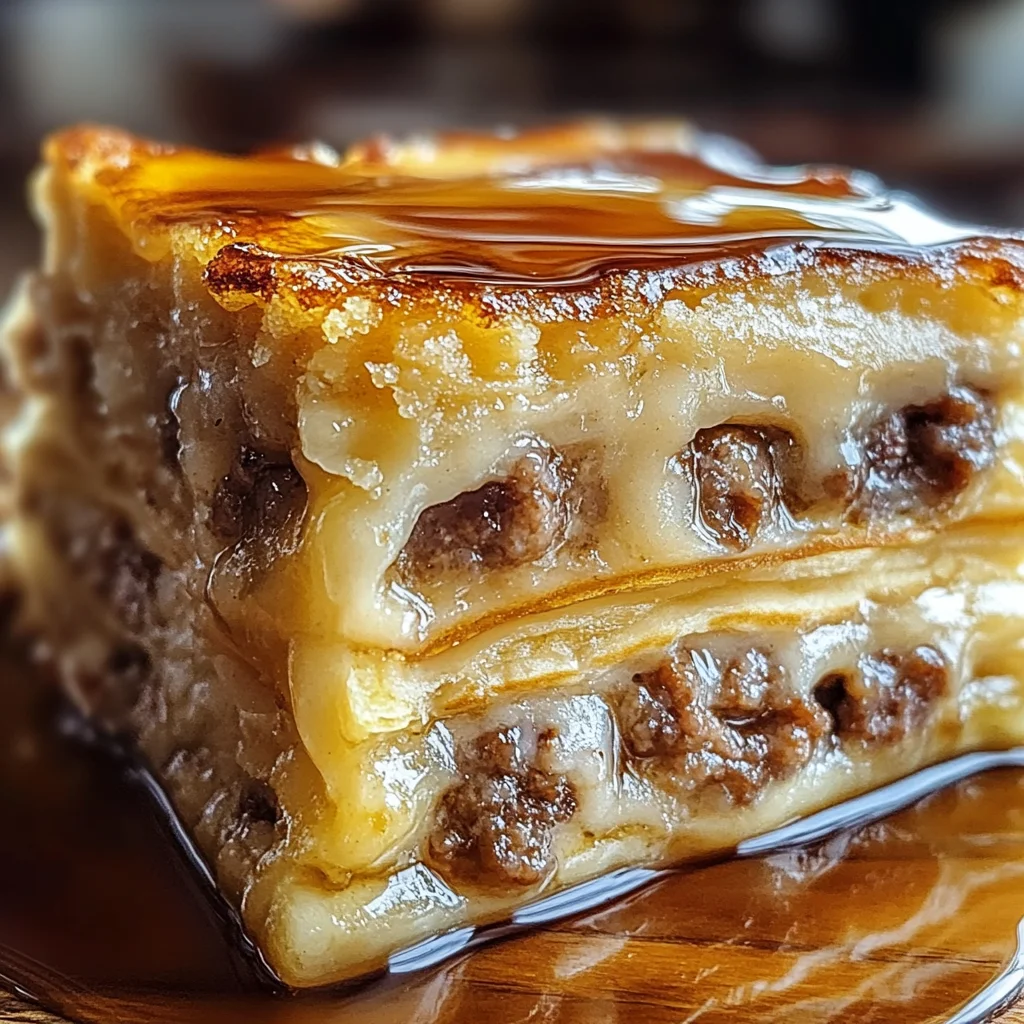 Pancake Sausage Casserole