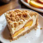 Peach Crumble Cheesecake