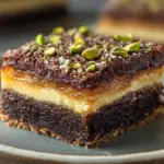 Pistachio Kunafa Brownies