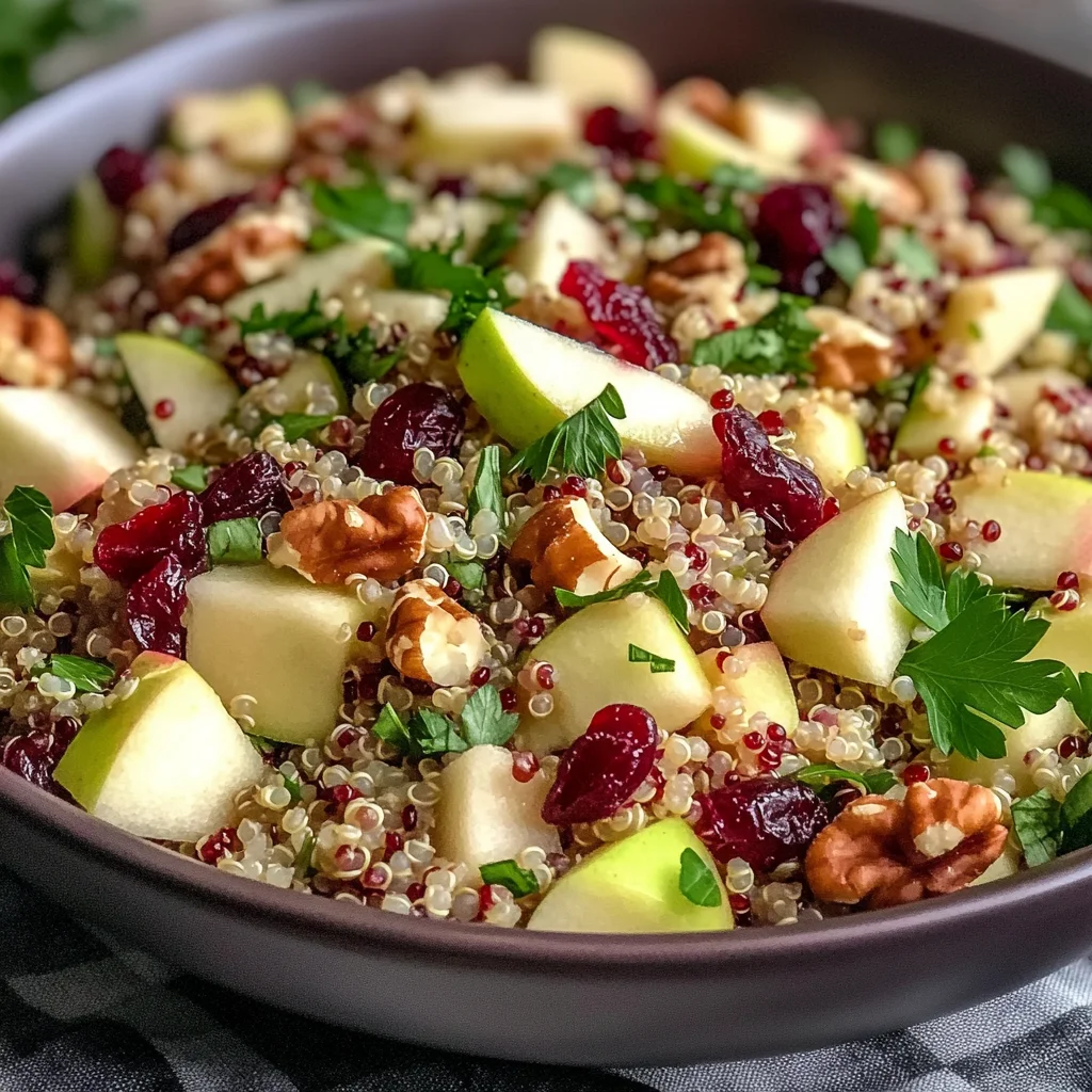 Quinoa Apple Salad: A Fruity, Fresh & Flavor-Packed Favorite