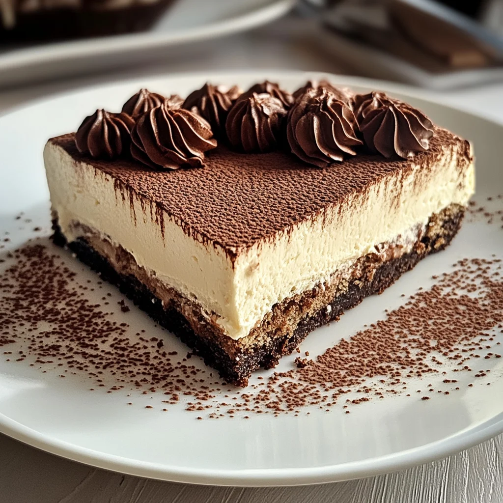 Tiramisu Cheesecake Delight