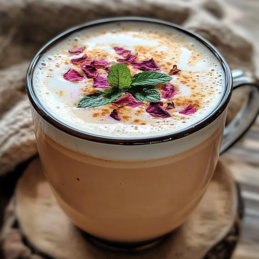 Vanilla Rose Tea Latte