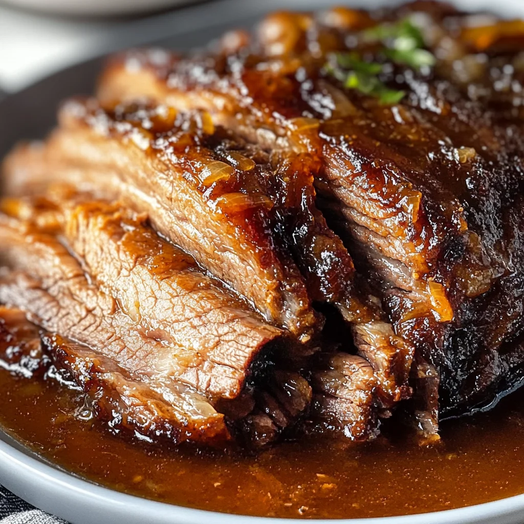 slow cooked beef brisket – Tender, Soul-Warming Perfection