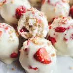 5 Ingredient Strawberry Shortcake Bites