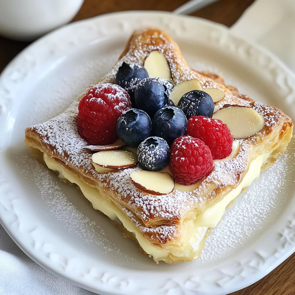 Berry Custard Pastry with Italian Crema Pasticcera