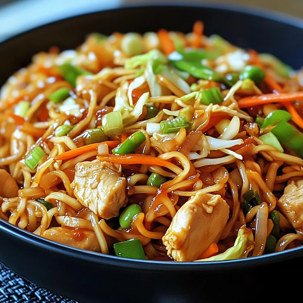 Chicken Chow Mein with The Best Chow Mein Sauce