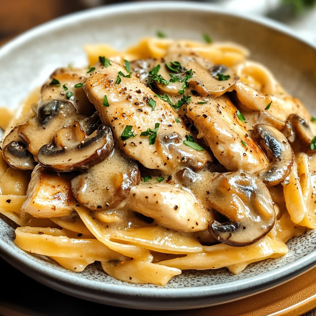 Chicken Marsala Pasta