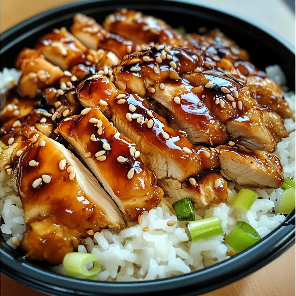 Chicken Teriyaki and Rice