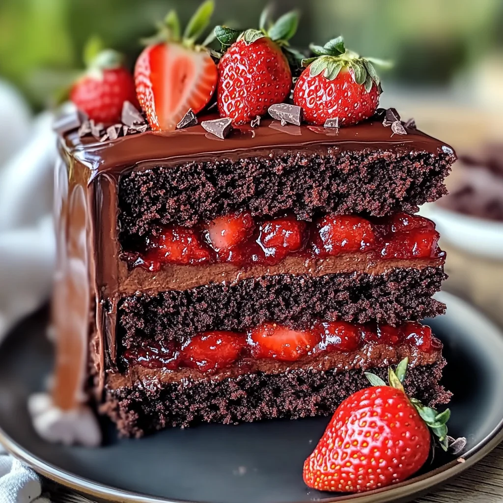 Chocolate Strawberry Cake Recipe: Indulgent Dessert Tips