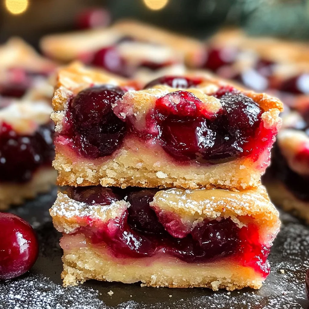 Christmas Cherry Bars