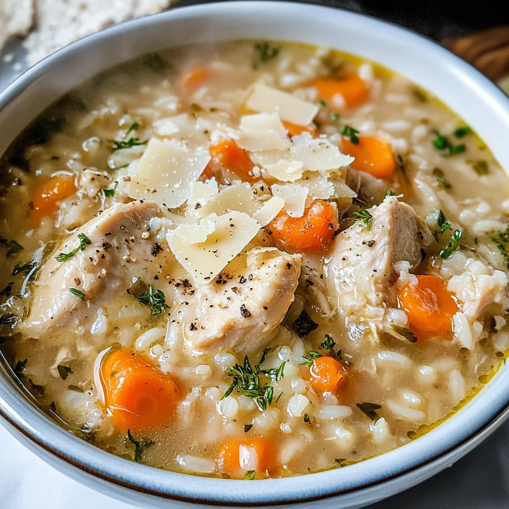 Creamy Chicken and Rice Soup