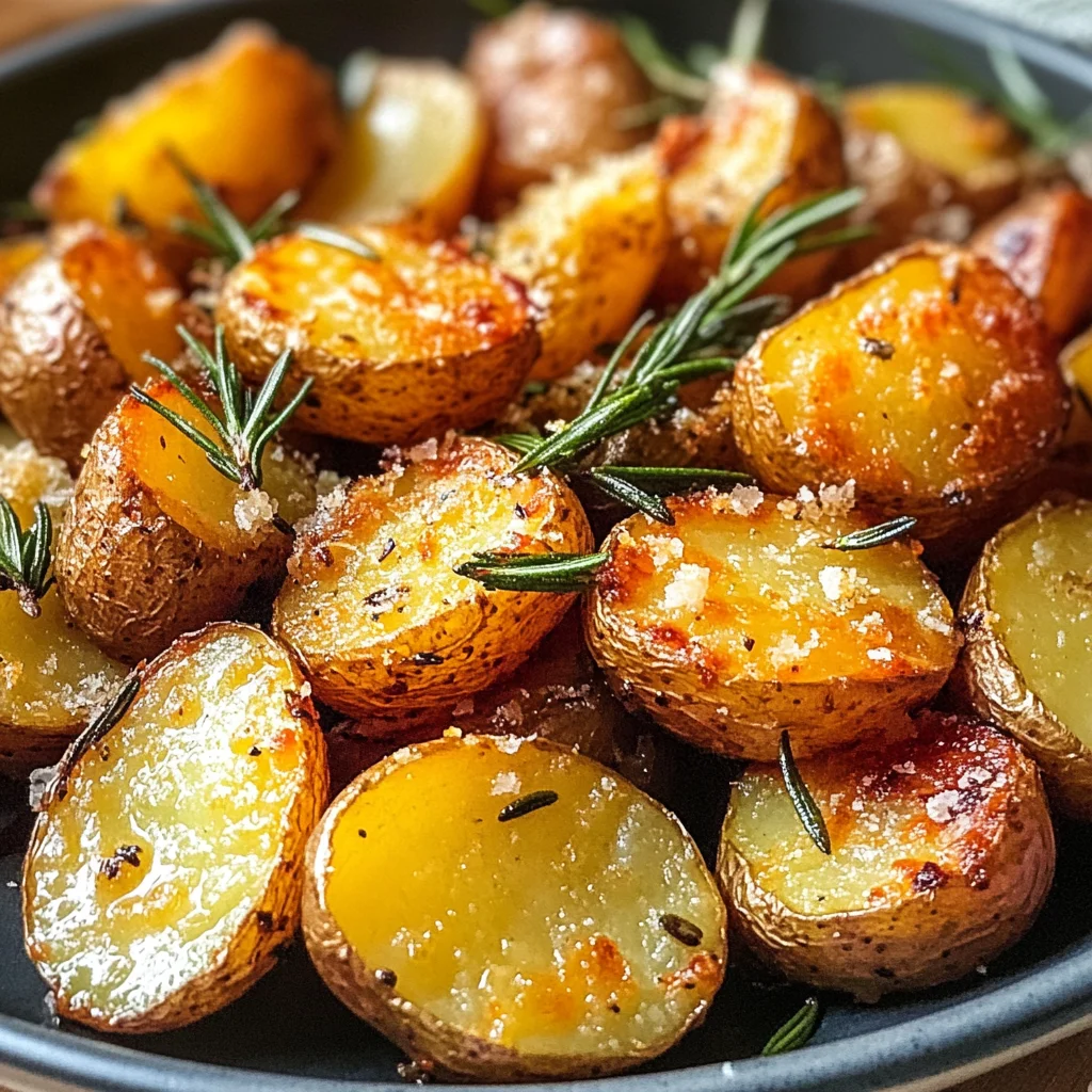 Crispy Roast Potatoes with Rosemary and Garlic