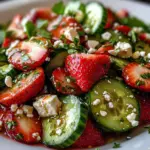 Cucumber Strawberry Salad