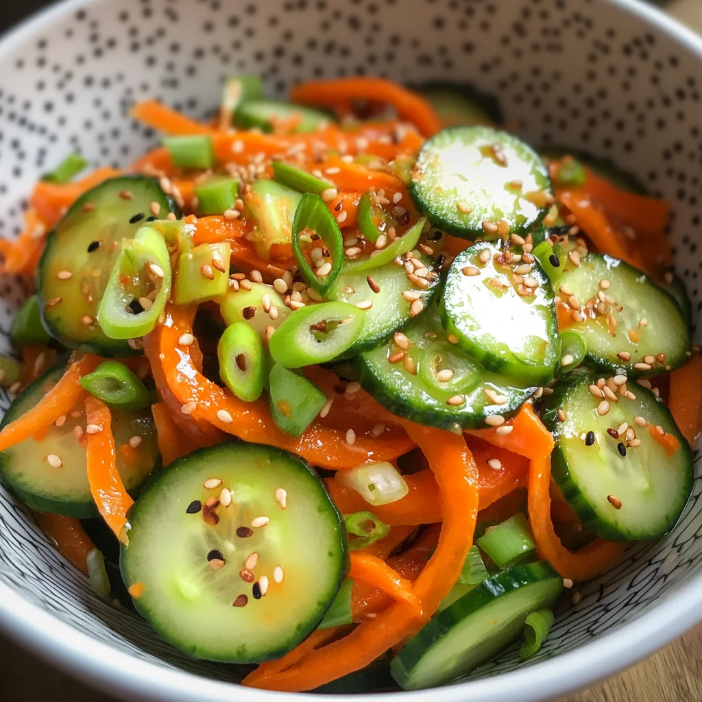 Cucumber and carrot salad