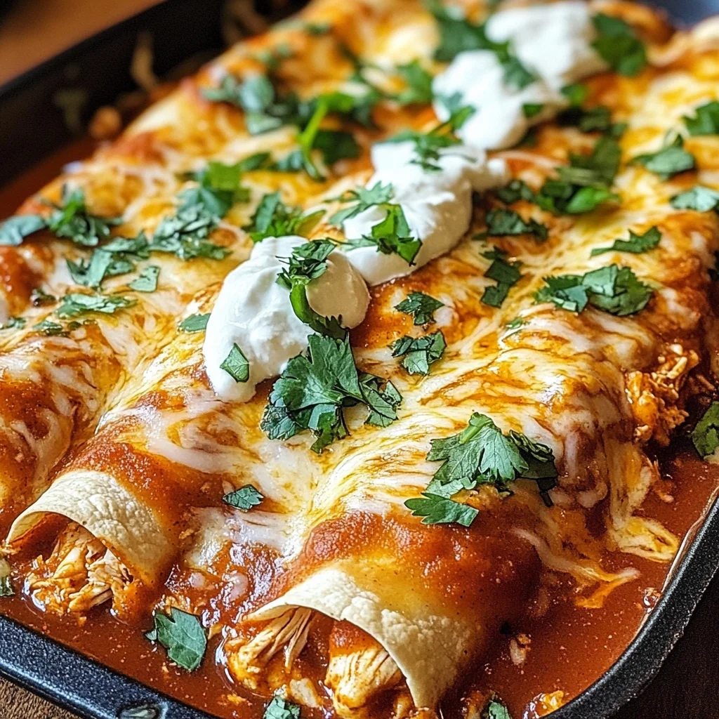 Delicious Chicken Enchiladas