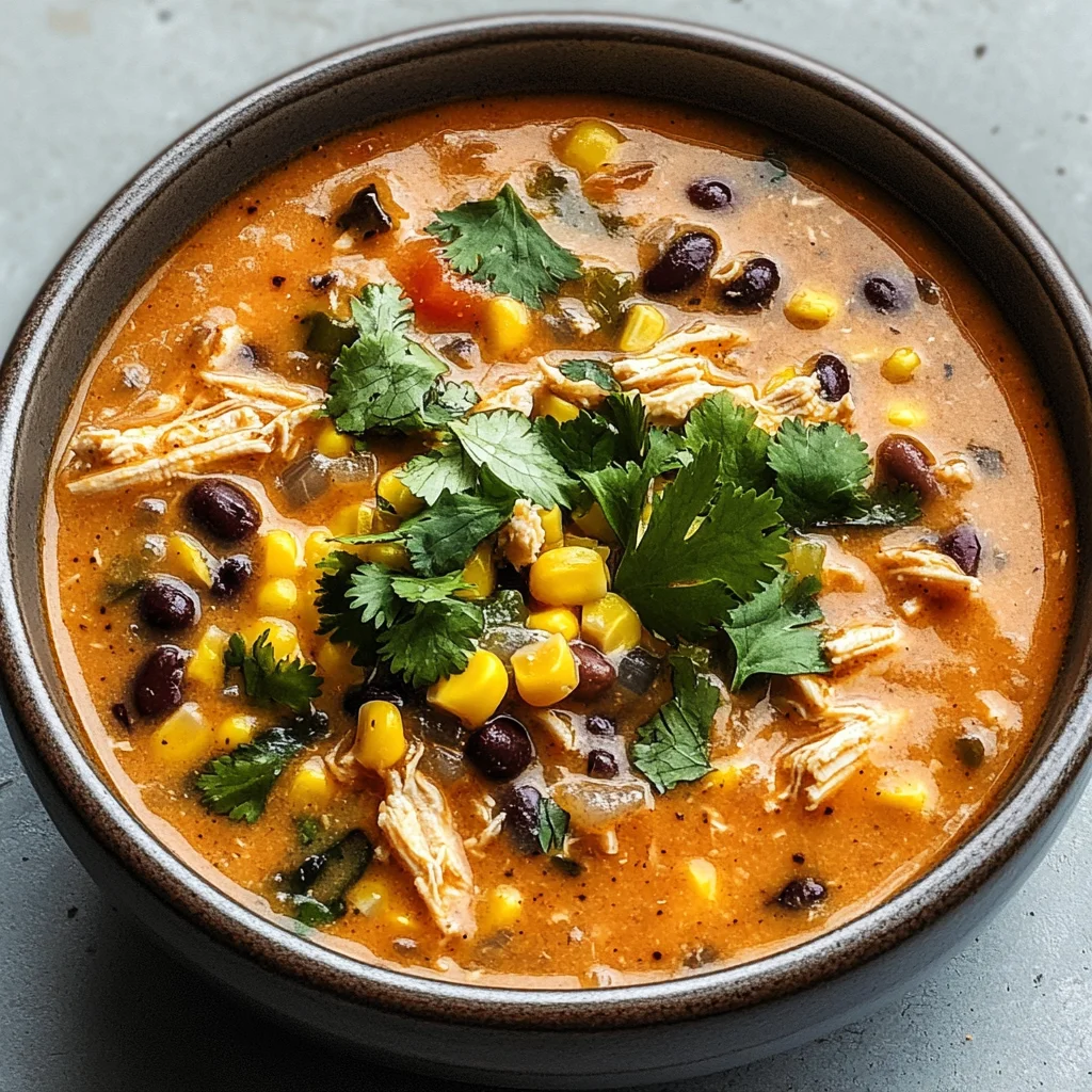 Easy Chicken, Poblano, and Black Bean Soup (Small Batch)