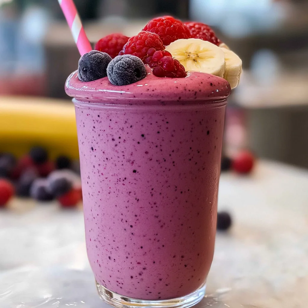 Frozen Mixed Berry Smoothie