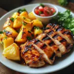 Grilled Chicken and Pineapple