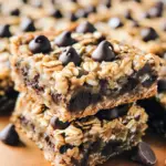 Healthy Chocolate Chip Oatmeal Bars Recipe