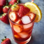 Homemade Strawberry Iced Tea