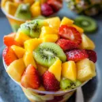 Homemade Tropical Fruit Cups