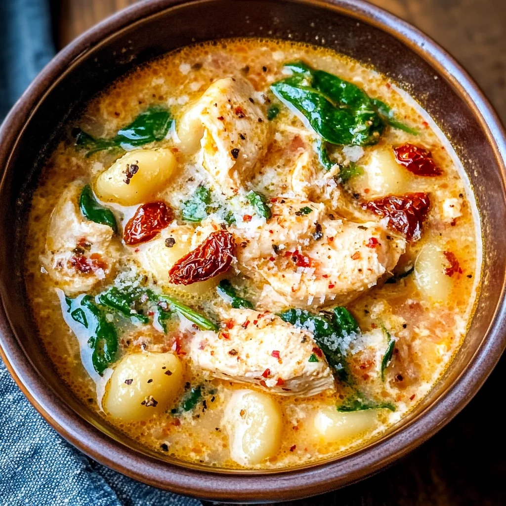 Italian Chicken Gnocchi Soup Recipe