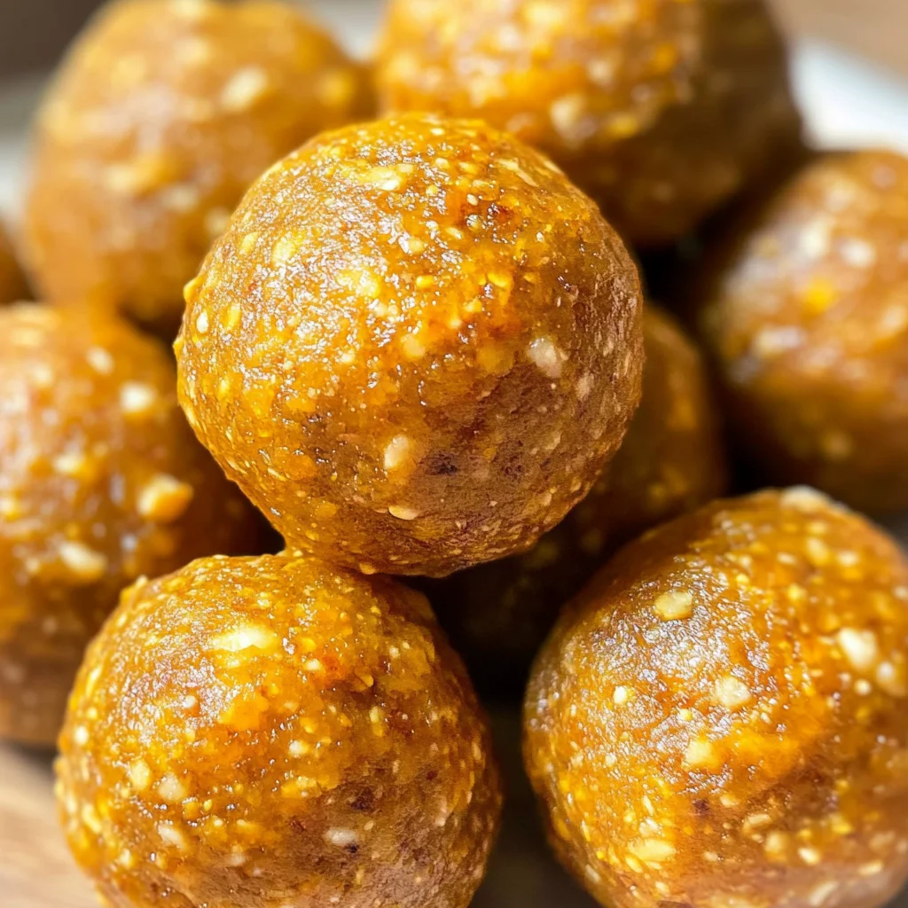 No-Bake Healthy Pumpkin Pie Energy Balls