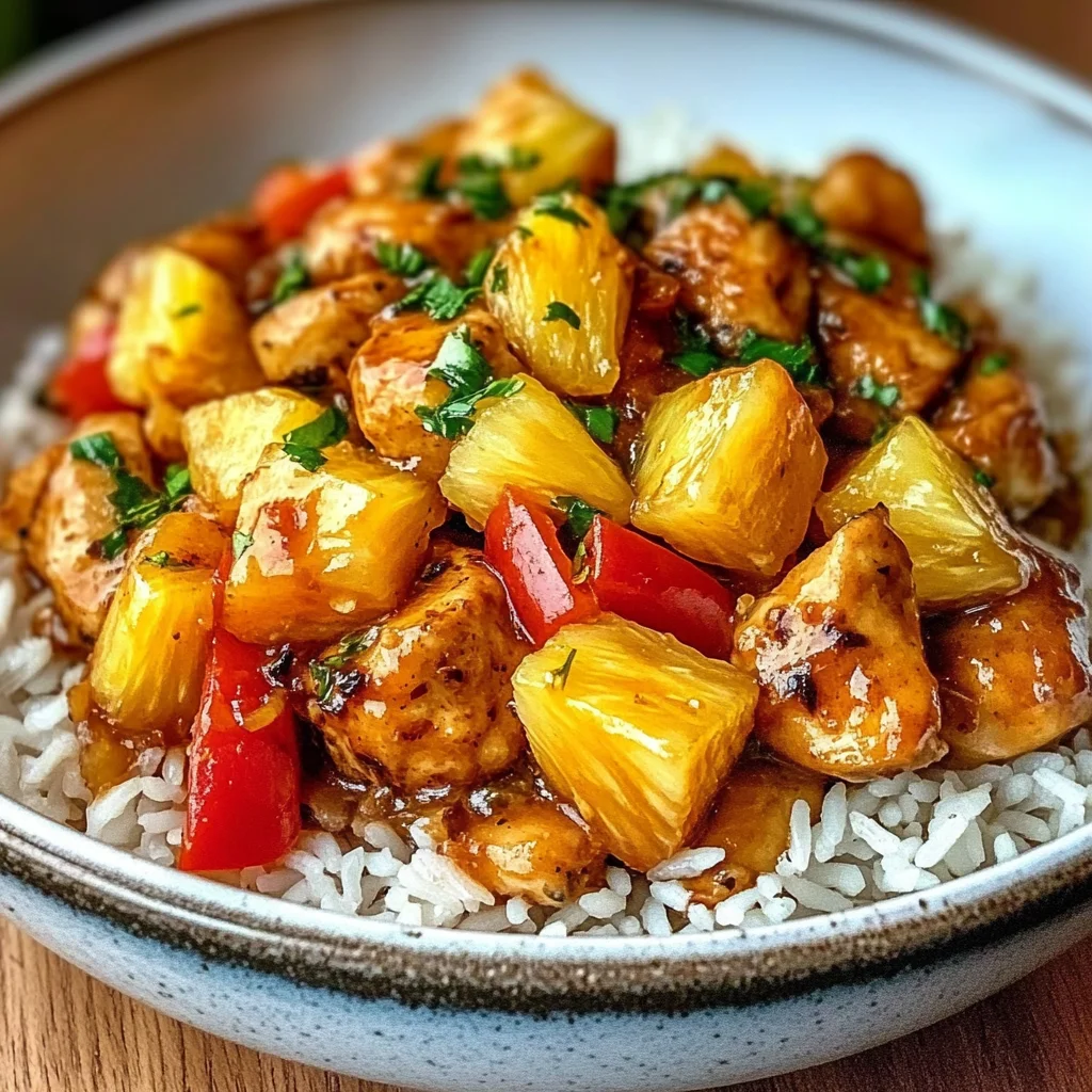 Pineapple Chicken & Rice: Sweet, Savory Yum Dinner