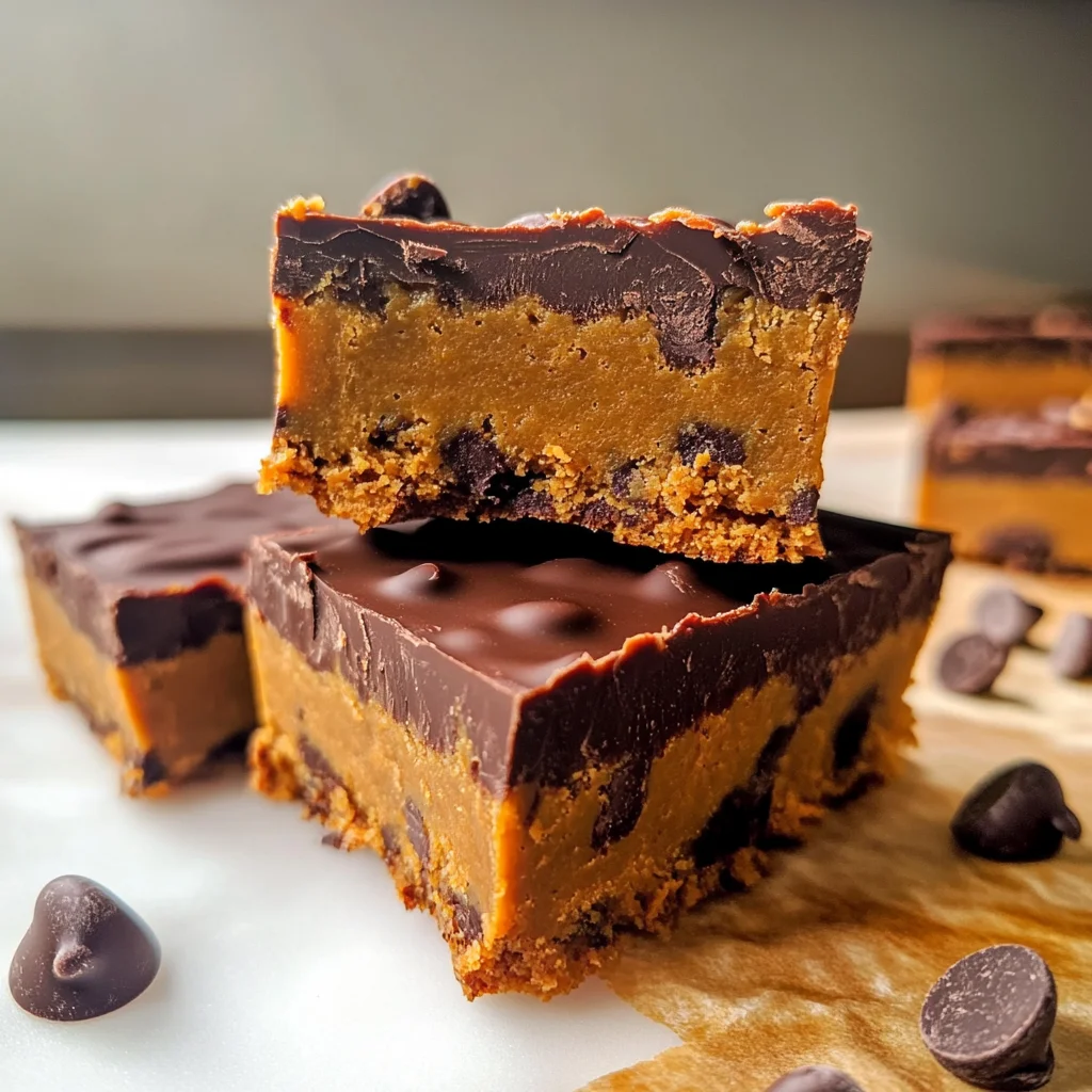 Pumpkin Chocolate Chip Protein Bars (Vegan)