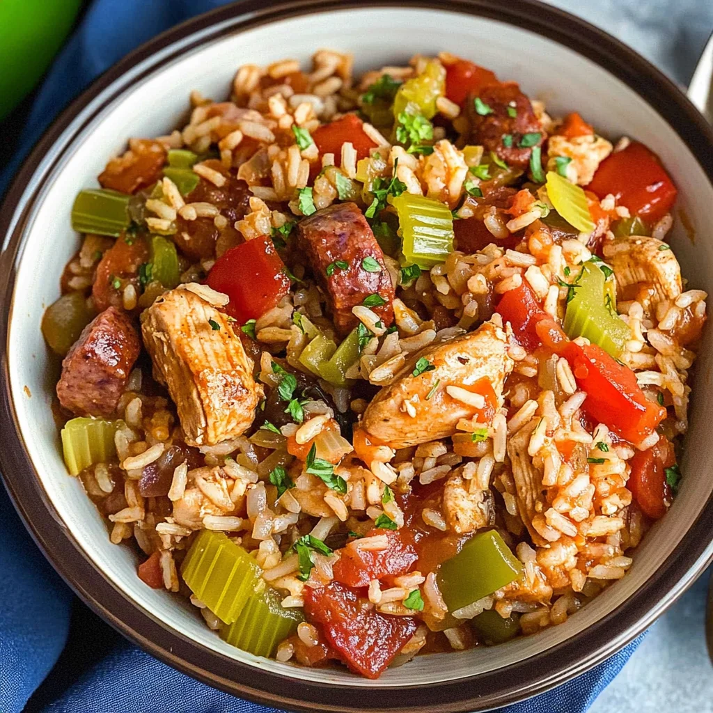 Slow Cooker Chicken Jambalaya