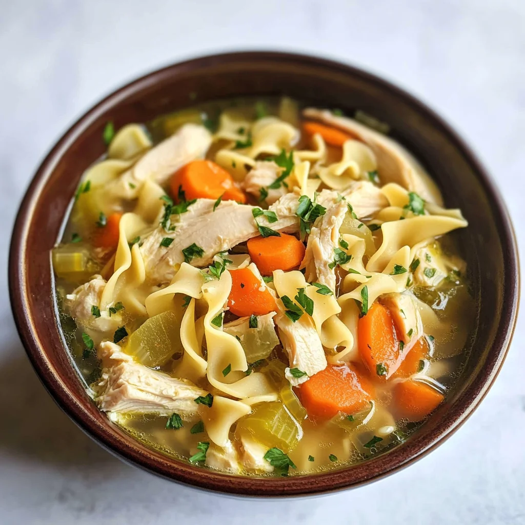 Slow Cooker Chicken Noodle Soup