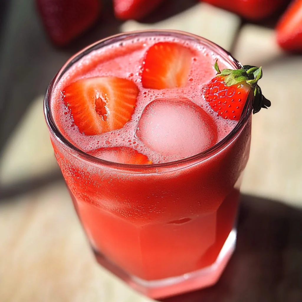 Strawberry Agua Fresca