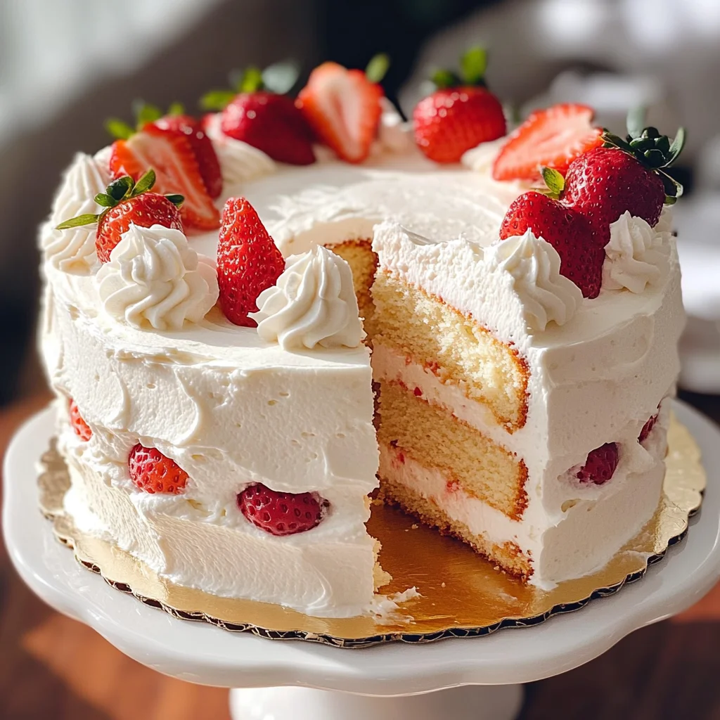Strawberry Chiffon Cake